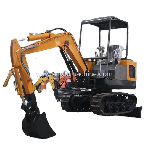 Construction Machinery Mini Excavator 1.5 Ton With Double Cylinder With Good Price